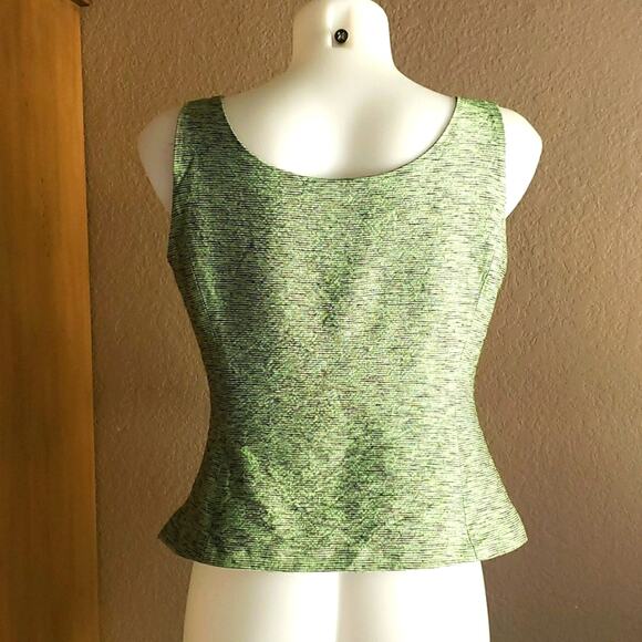 Kasper Silk Sleeveless Textured Blouse Size 6 - Picture 3 of 8